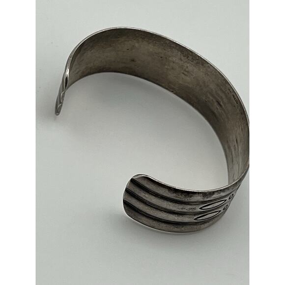 vintage Native American sterling silver 925 bracelet - Picture 9 of 16
